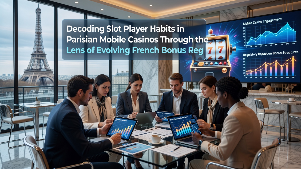 Data visualization of slot player habits influenced by French bonus regulations